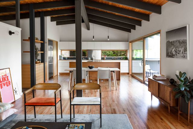 A 1961 remodeled George Lucker home in Seattle |  design milk.