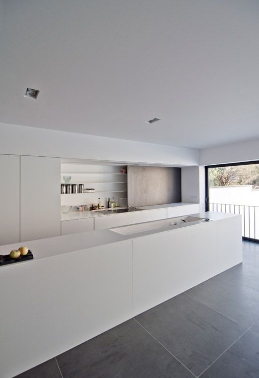 SLIDER CABINET Functional, minimalist design ideas for the kitchen.