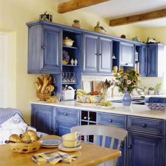 60 ways to fall in love with your kitchen |  blue kitchen