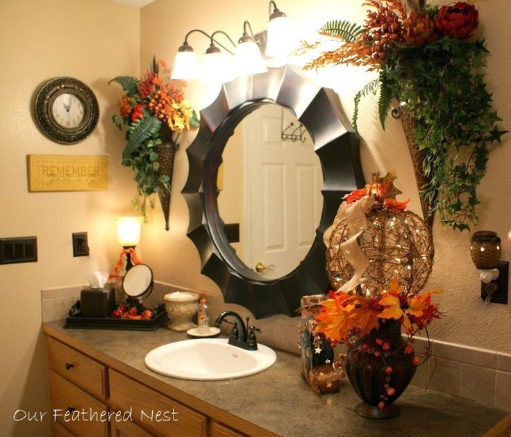 20 bathroom ideas perfect for fall |  Fall bathroom decor, fall.