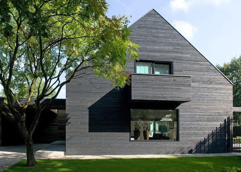 House in the Netherlands upgraded with a black Claddi
