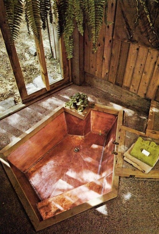 34 Dreamy Sunken Bathtub Designs To Relax |  DigsDigs |  Cool .