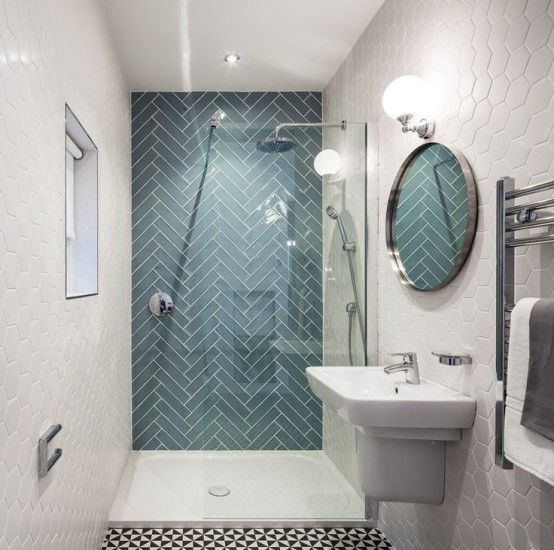 beautiful 35 beautiful modern geometric decor ideas for bathrooms.