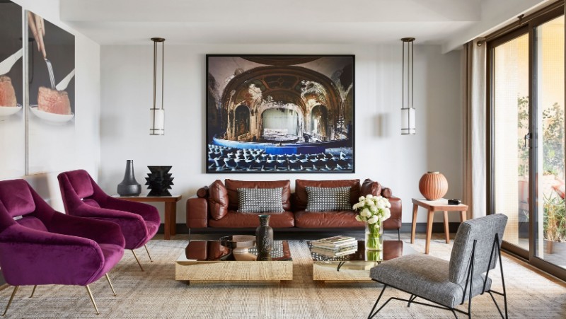 Luxury Apartment: Glamor Meets Whimsy Inside A 70's Monaco Ho