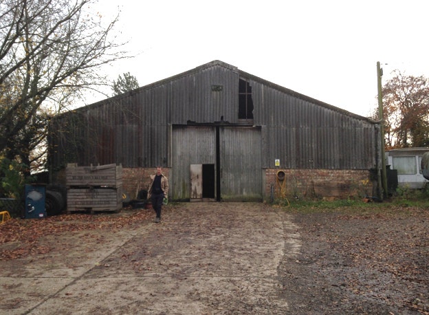 This tractor shed in south east England has been converted into a.