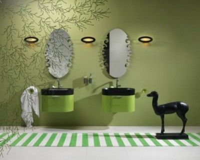 like the wall |  Green bathroom, green bathroom decor, green.