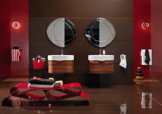 Bathroom vanities, Bilbao series - new wall mounted washbasins from.