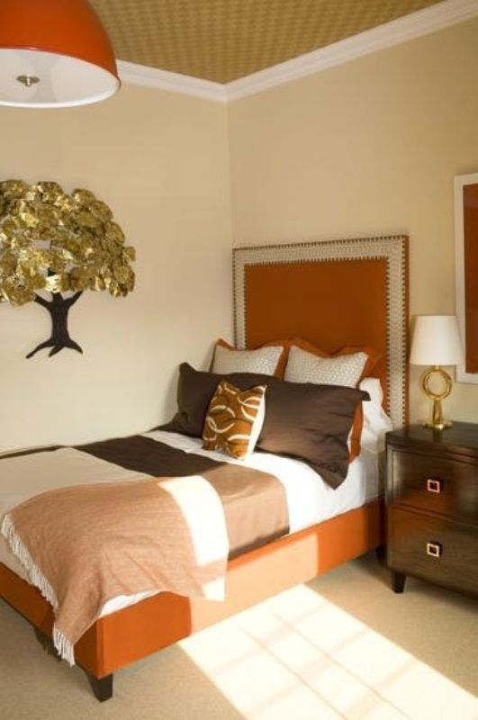 31 Cozy and Inspirational Bedroom Decorating Ideas in Fall Colors.