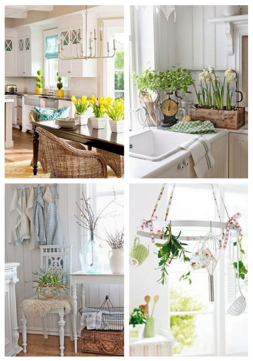 32 Refreshing Spring Kitchen Decor Ideas |  ComfyDwelling.c