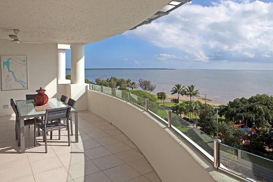 Large balconies overlooking the Esplanade or the Coral Sea - picture.