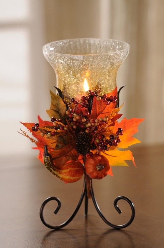 27 cozy and cute candle decor ideas for fall |  Autumn candles, autumn.