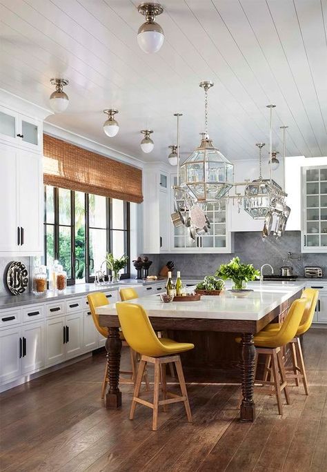 25 stylish and functional eat-in kitchen ideas |  kitchen layout.