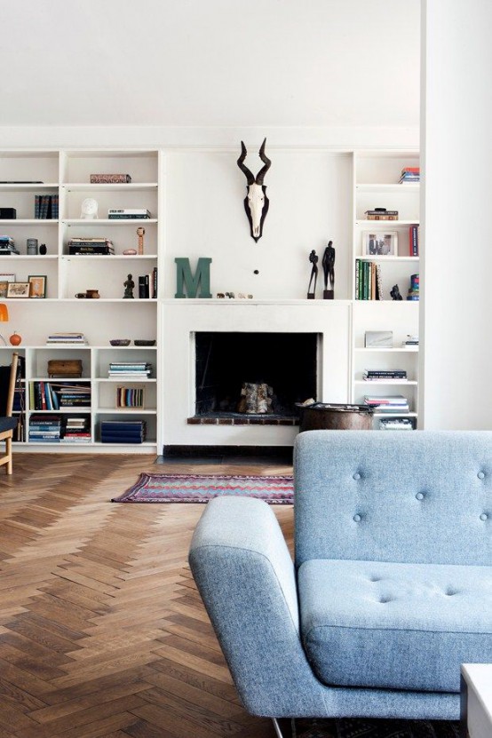 Timeless herringbone pattern for your home decor: 33 ideas - DigsDi