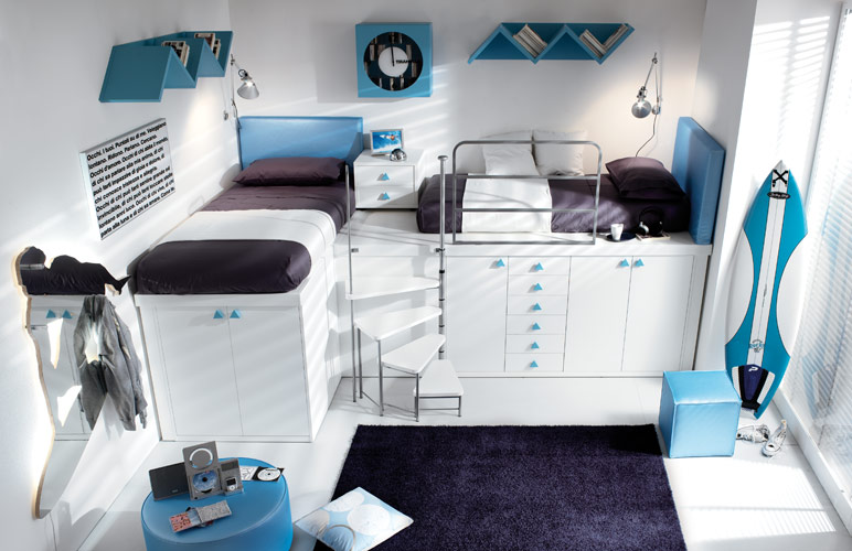 Colorful Teenage Loft Bedrooms by Tumidei Digsdigs, Teen Loft.