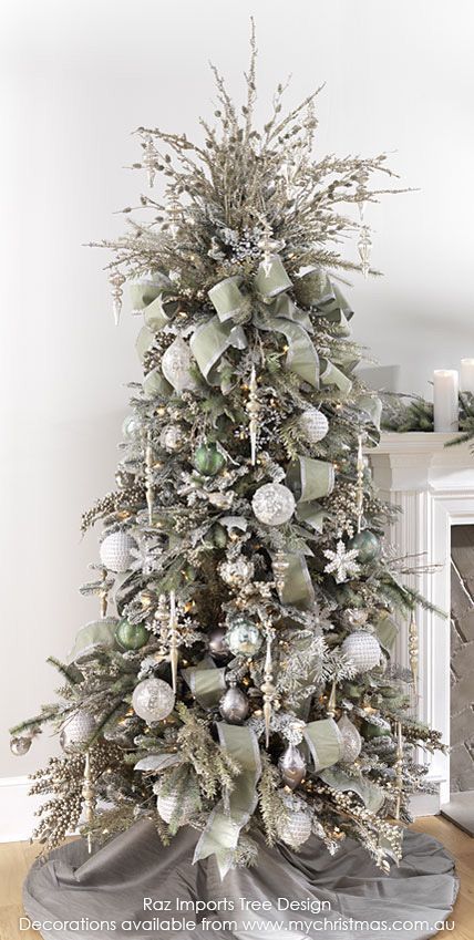 Christmas-Tree-Themes.jpg 428 × 849 pixels |  Elegant Christmas trees.