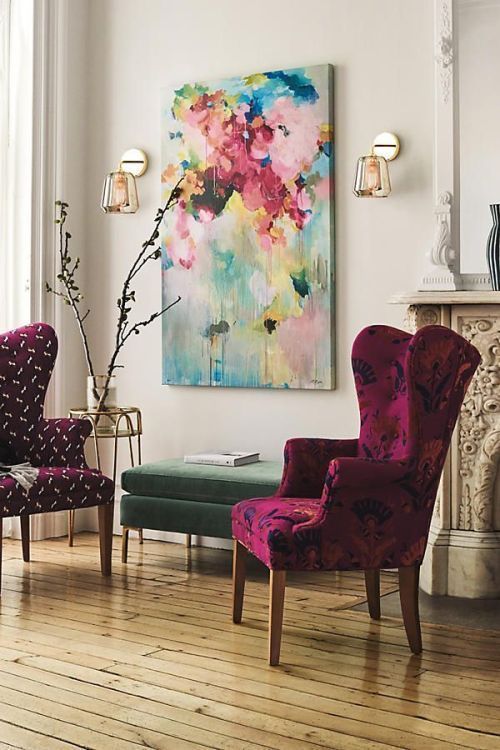 25 ways to incorporate a wingback chair into the interior (with pictures.