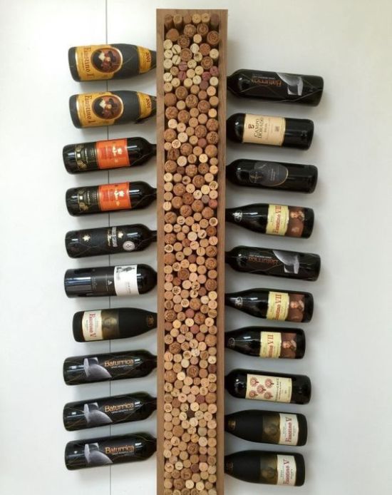 31 creative and practical ideas for wine storage at home |  Diy wine rack.