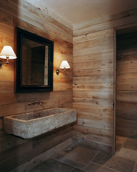 51 Insanely Beautiful Rustic Barn Bathrooms |  barn bathroom.