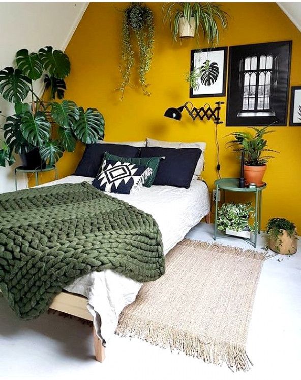 25 easy ways to add yellow to your bedroom #bedroom #yellow.