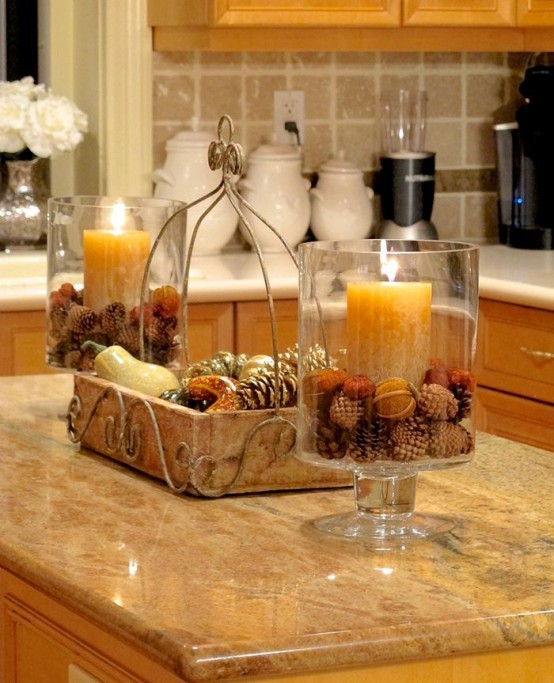 47 Cozy Pinecone Centerpieces for Fall and Thanksgiving - DigsDi