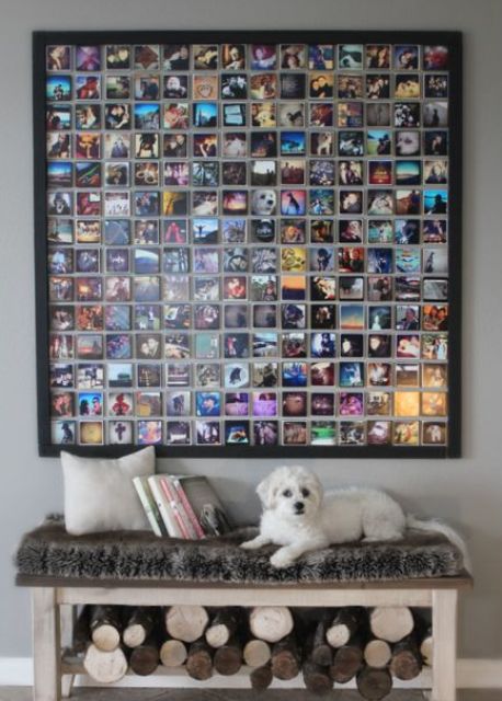 75 creative ways to display your photos on the walls - DigsDi