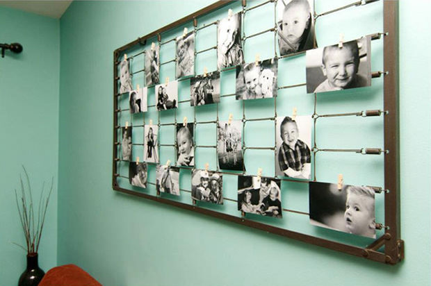 DIY photography wall art of Baby Crib Sprin