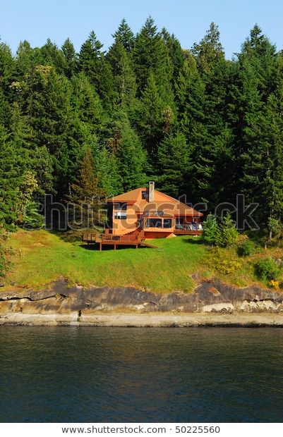 Nice Seaside Cottage Family Relaxing Pender Stock Photo (Edit Now.