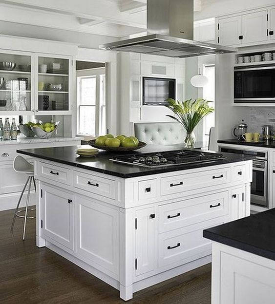 25 trendy contrasting countertops for your kitchen - DigsDi