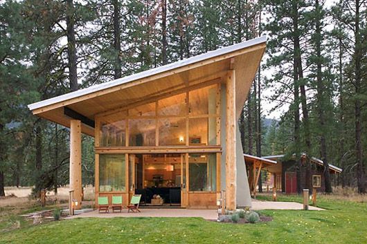 Small Wooden House Architecture Design Cabin Ideas - Home Gallery.