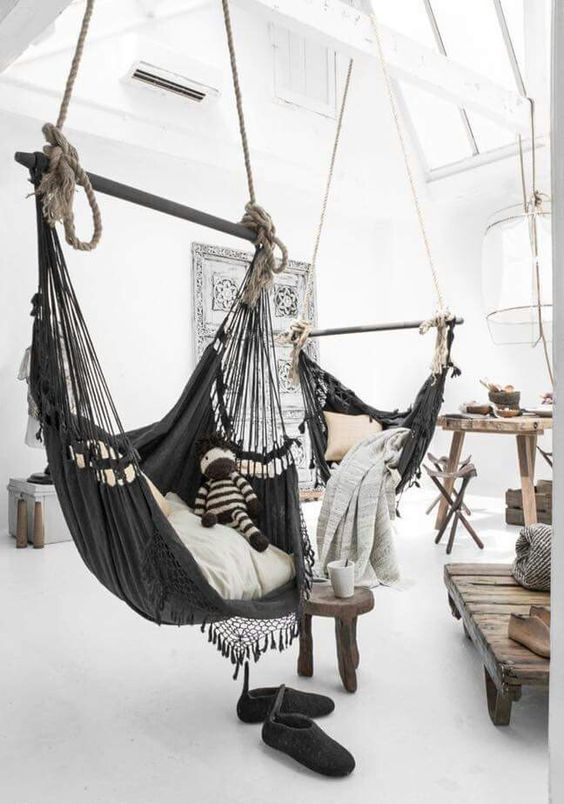 25 relaxing ideas to rock a hammock indoors in 2020 |  Hammock.