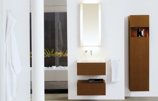 Spiritual Balance - Sophisticated collection of bathroom furniture.
