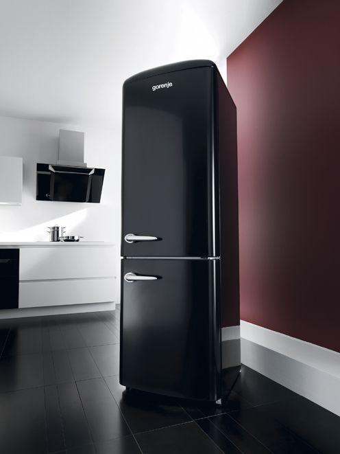 Gorenje Retro Black |  Retro fridge, modern fridges.