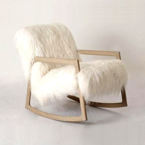 40 Adorable Warm Fur Furniture Pieces for Fall and Winter |  White .