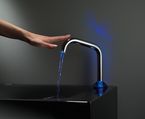 Sensor faucet by Miscea - touch free faucet