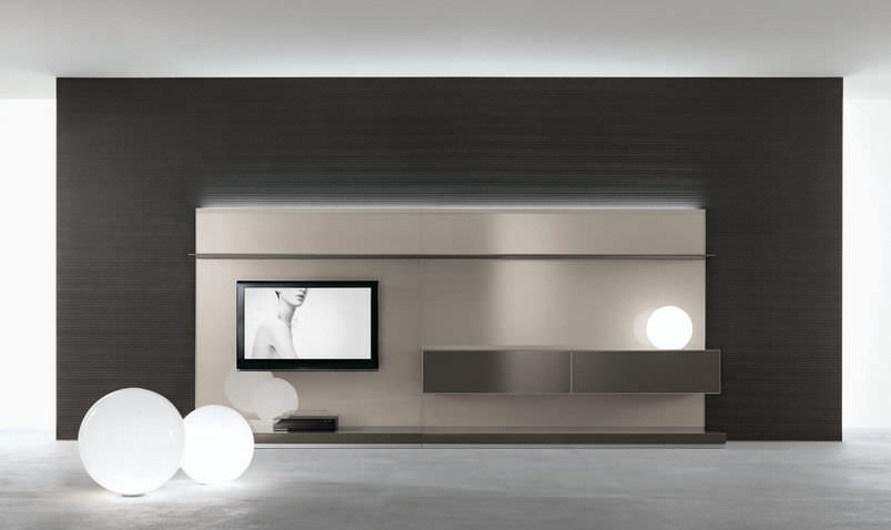 Contemporary TV wall unit - ABACUS LIVING - RIMADESIO - gla