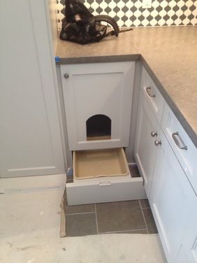Awesome ways to hide a litter box... |  litter box, cat.
