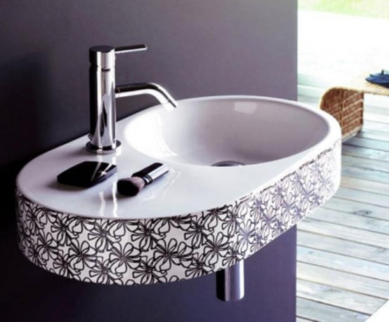 Stylish black and white sink collection - DigsDi