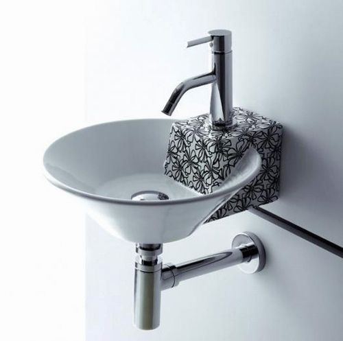 Stylish black and white sinks from Bathco |  Bathroom sink.