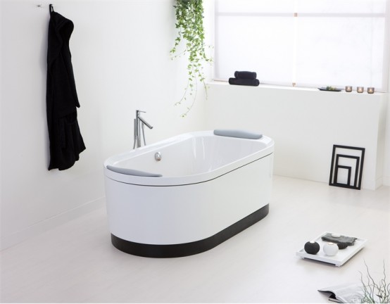 Contemporary bathroom set with a natural touch - SensareMare by.