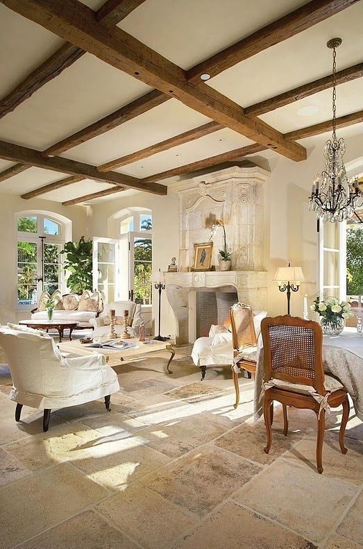 34 Adorable and Romantic Living Rooms in Provence - DigsDig… |  French.