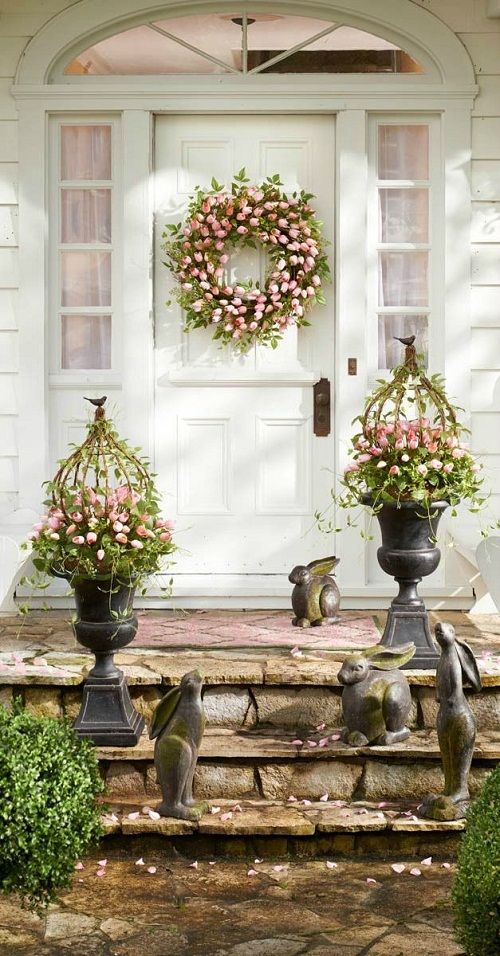 Easter decorating ideas for your outdoor space  spring easter.
