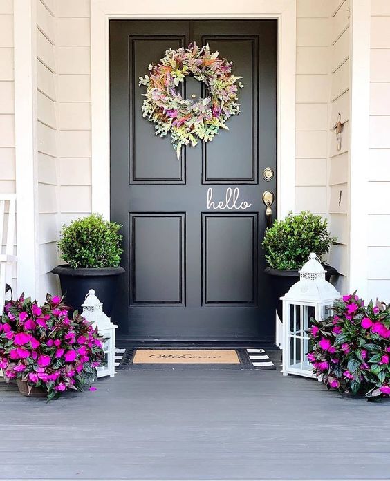 How to dress up your front porch for spring: 58 ideas - DigsDi