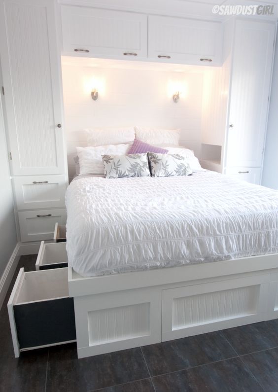 31 smart storage beds that won't spoil your interior |  small .