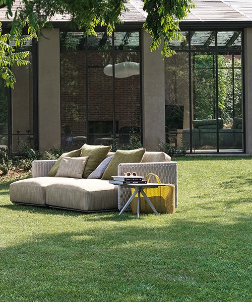 The modern furniture from FLEXFORM was made for the outdoor collection 20