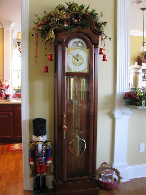 IMG_2689 |  Christmas Clock, Christmas Fireplace, Grandfather Clo