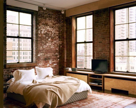 75 stunning bedrooms with brick walls - DigsDi