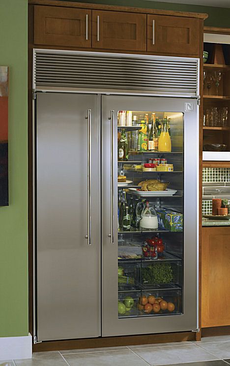 Redbeacon Experts |  Glass door refrigerator, kitchen diner, glass.