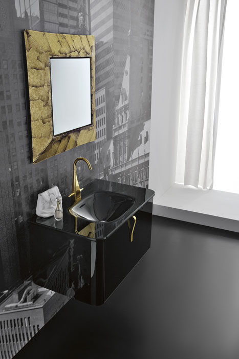 New Modern Wall Mounted Washbasin Cabinets From QIN - DigsDi