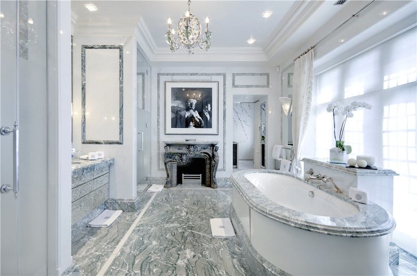25 Luxurious Marble Bathroom Design Ideas - ROUNDEC
