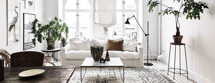 Quiet and bright apartment in Gothenburg with an ethnic touch.